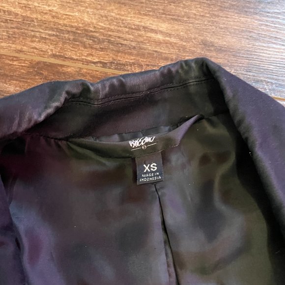 Mossimo XS Preppy Black Blazer Jacket - Picture 3 of 4